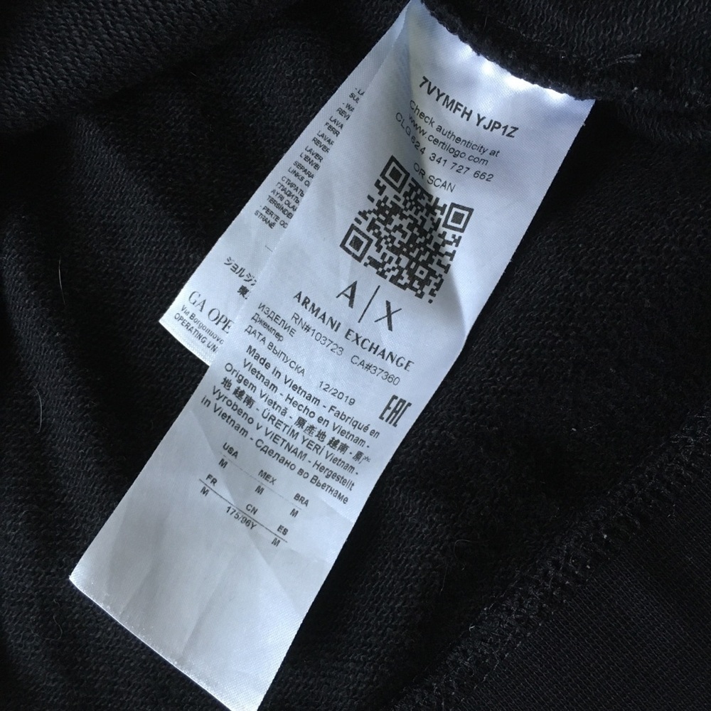 A/X pullover sweatshirt Women's Black Sweater M - Picture 5 of 6